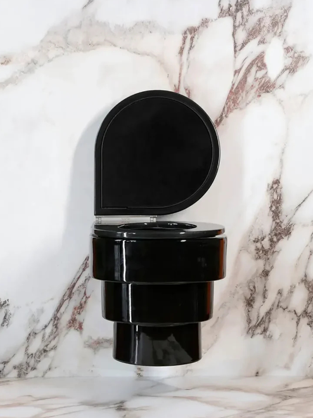 Trone Callipyge wandtoilet zwart keramiek