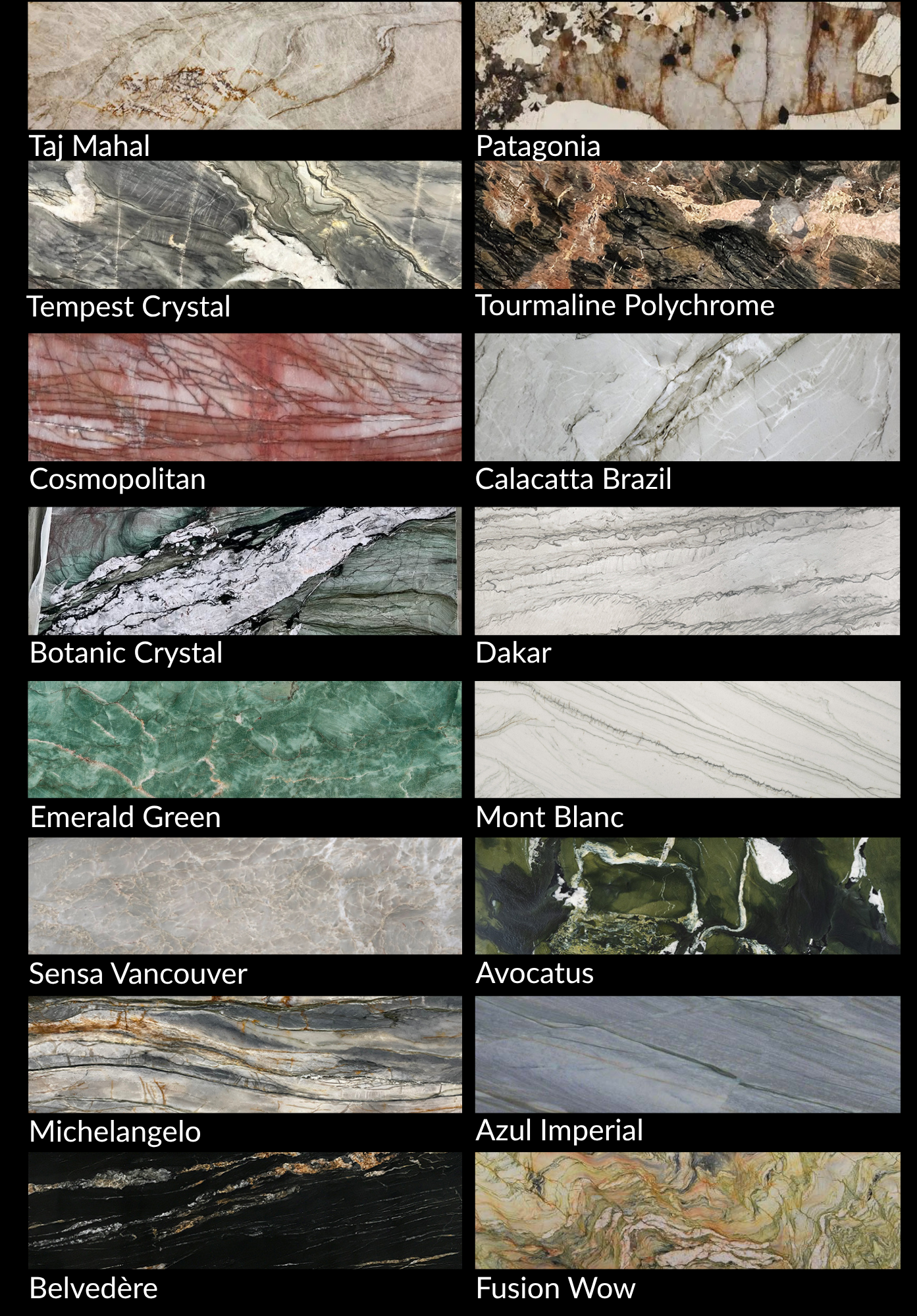 kwartsiet soorten badkamer patagonia taj mahal uitleg