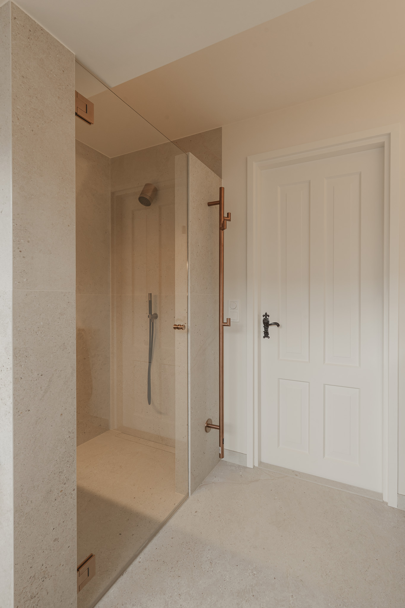 doucheopstelling sanitair project