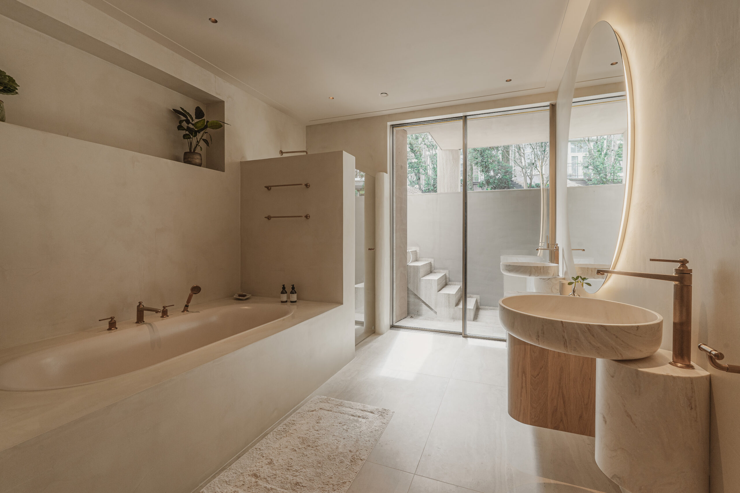 Gessi Venti20 badkraan Warm Bronze PVD