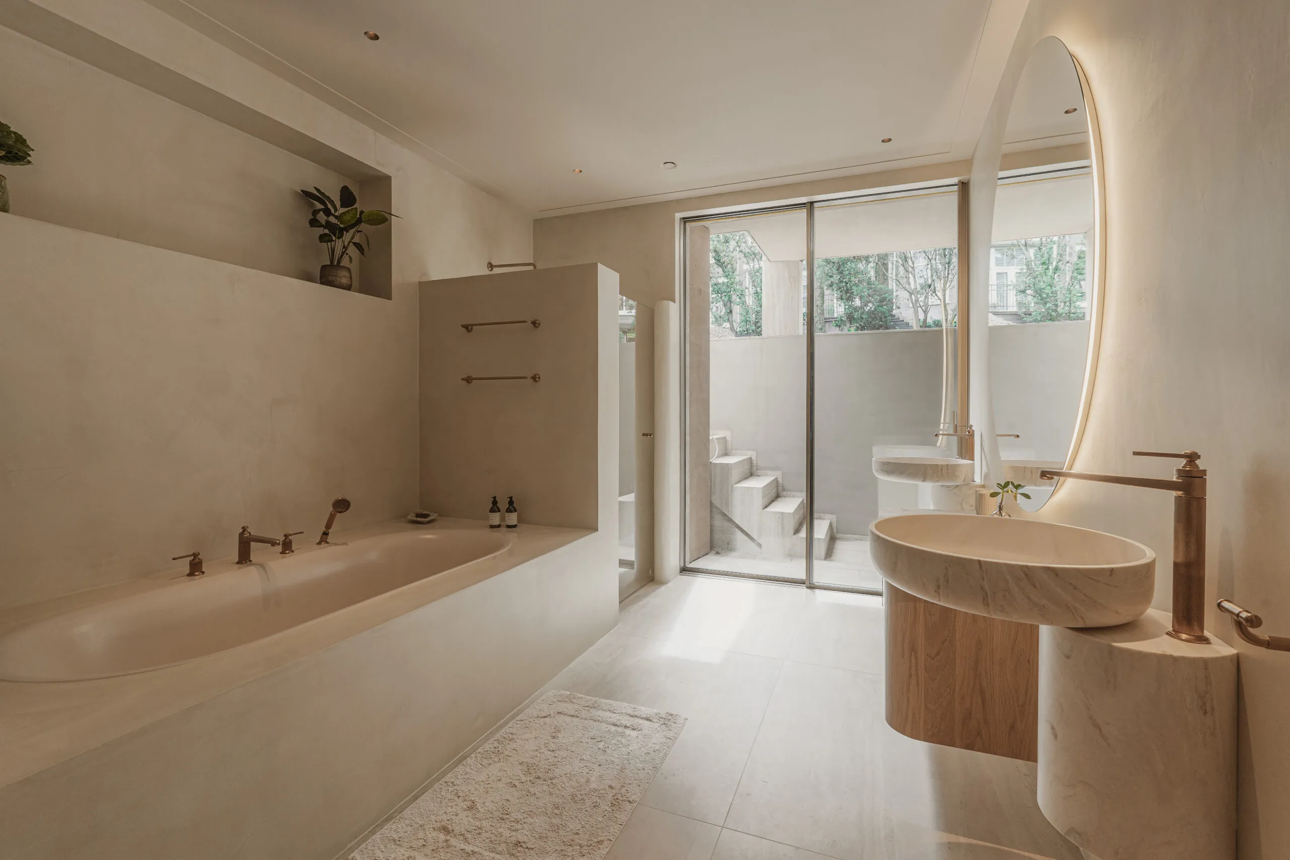 Gessi Venti20 badkraan Warm Bronze PVD