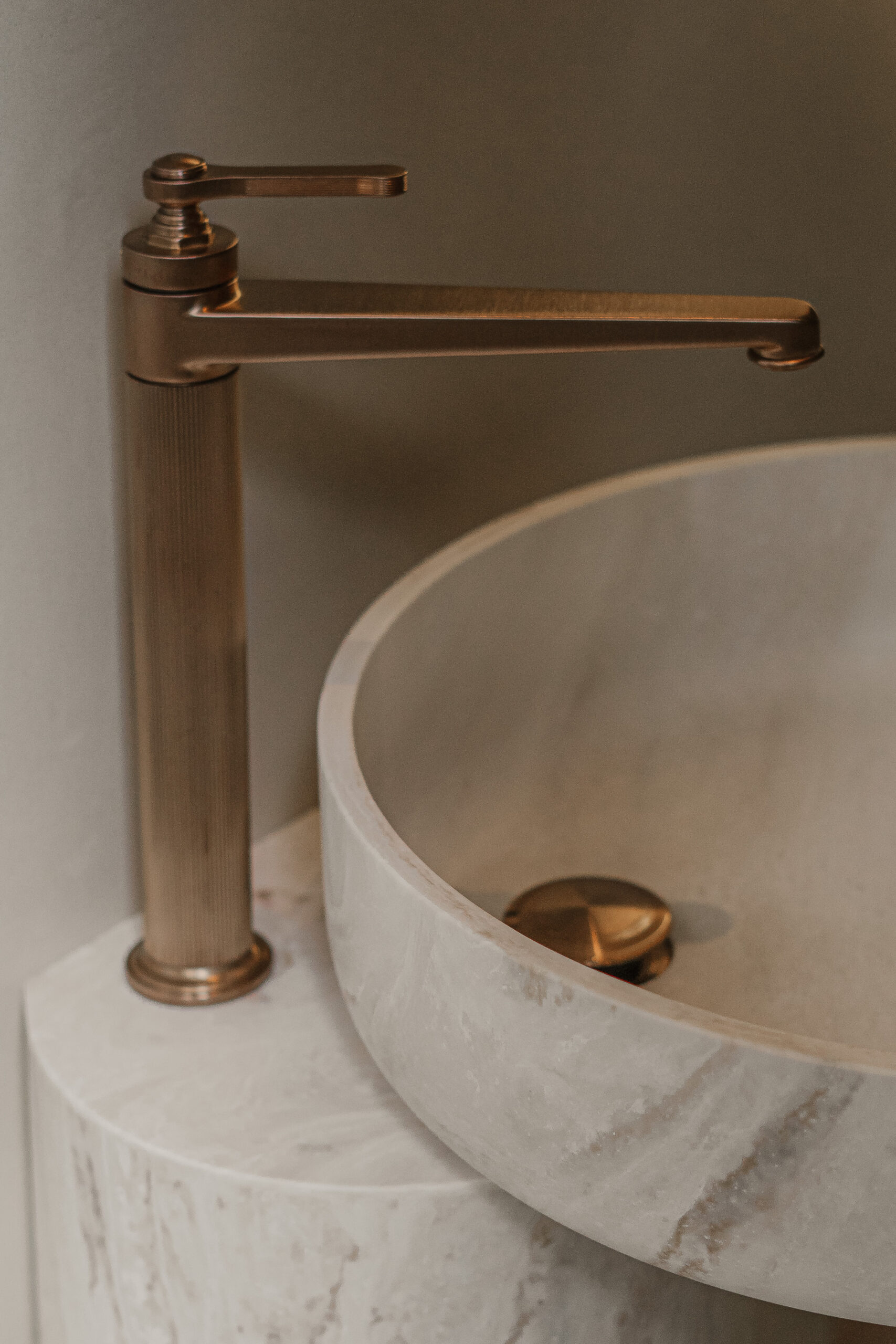 Gessi Venti20 wastafelkranen Warm Bronze PVD
