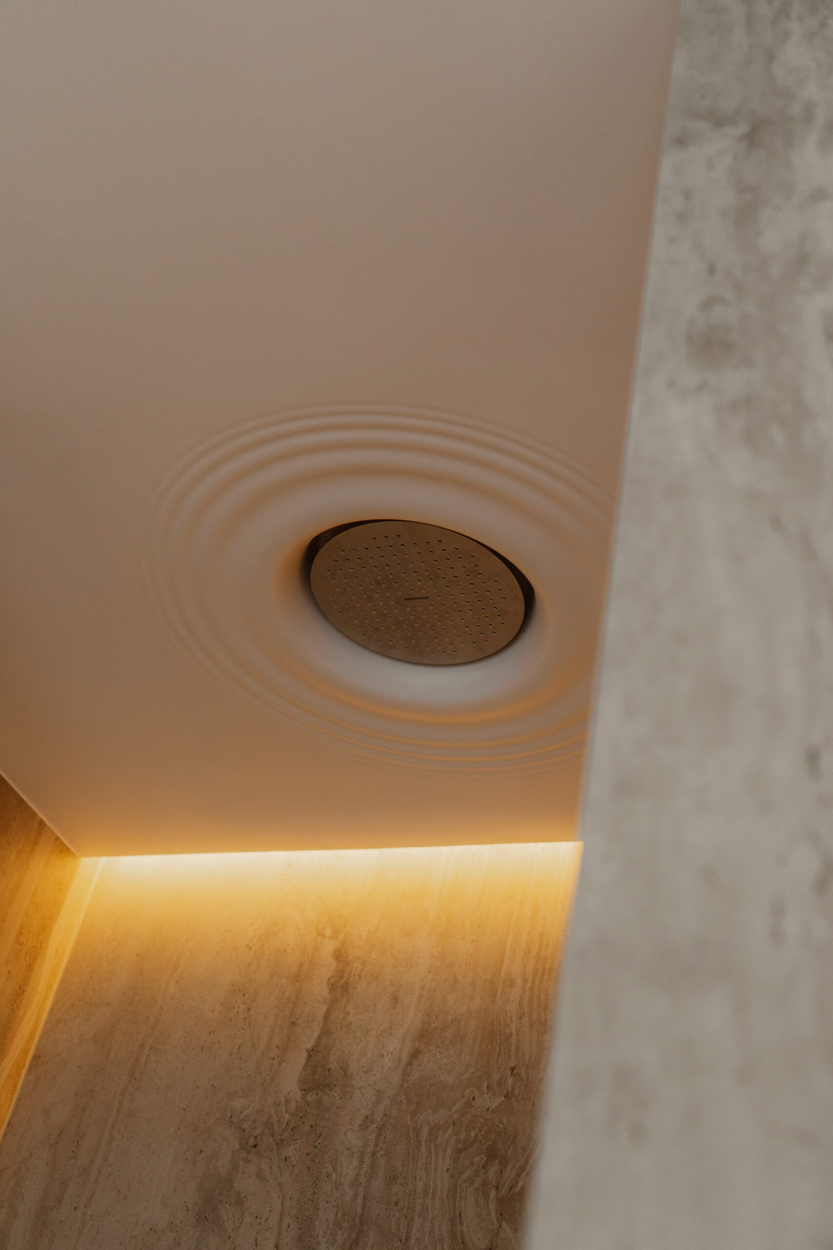 inloopdouche plafond regendouche Antonio Lupi Raindrop