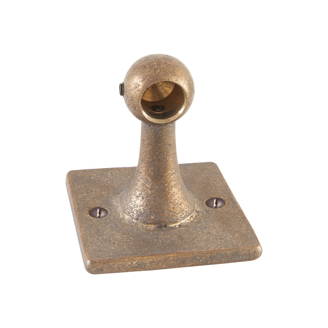 Stuk Eindsteun Square Ruw Brons (Rb) "Links/Left"