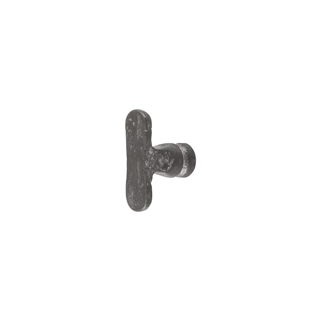Meubelknop PBU-37 Ruw Metaal – Dauby (37mm)
