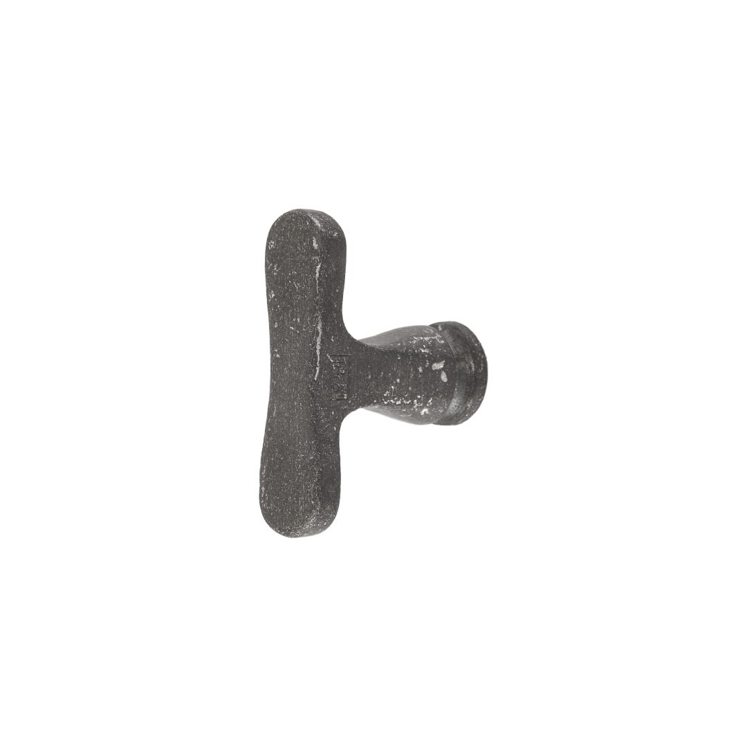Meubelknop PBU-45 Ruw Metaal – Dauby (45mm)