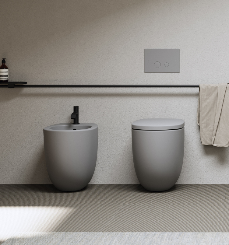 NIC Design Milk Staand Toilet Rimless