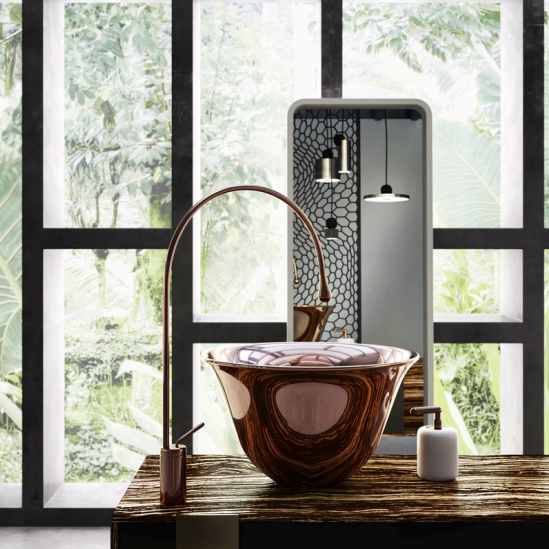 GESSI Goccia hoge opbouw wastafel