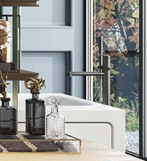 GESSI Ingranaggio vrijstaande badkraan