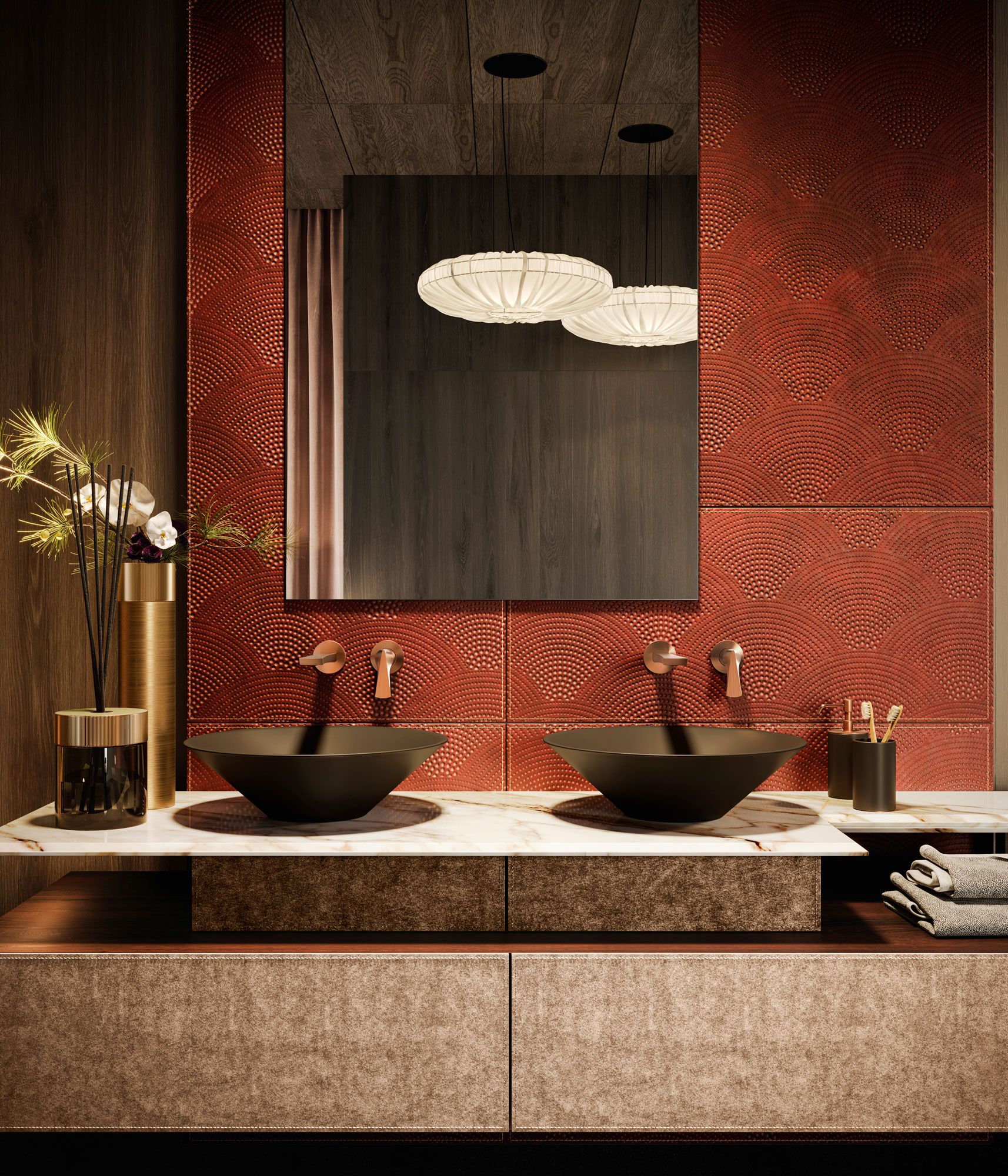 GESSI Ventaglio wandmengkraan