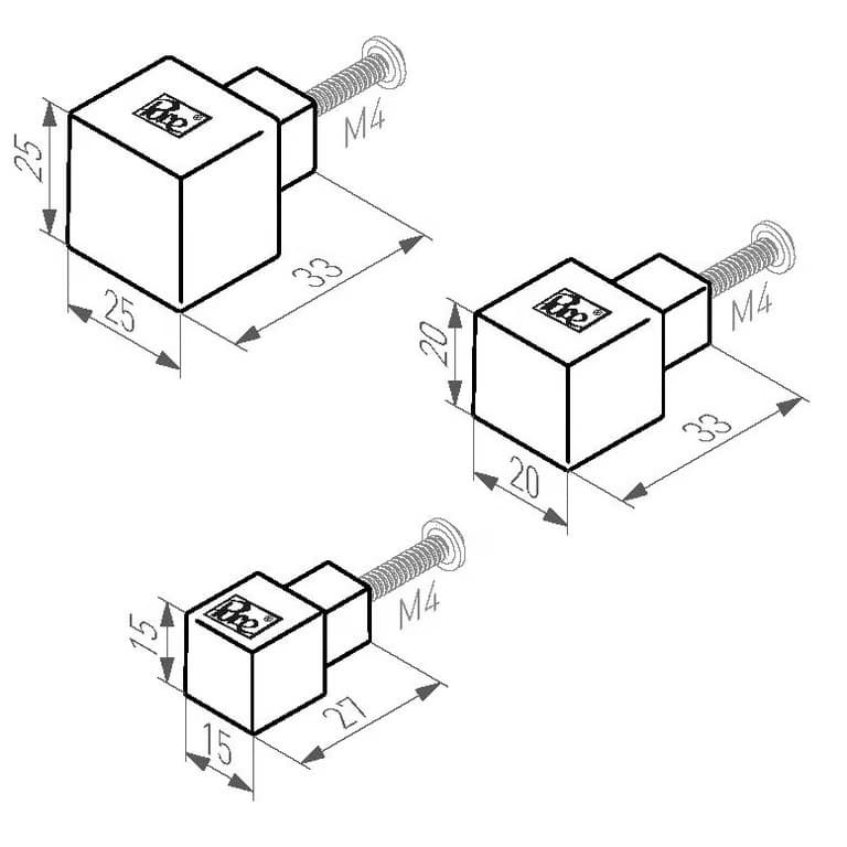 Meubelknop PQ-25 Verouderd IJzer Zwart – Dauby (25 mm)