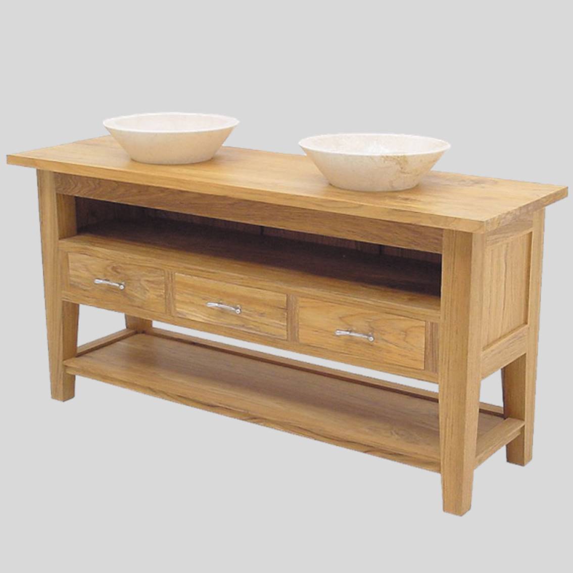 Teak &amp; Living wastafelmeubel 160x50x90cm