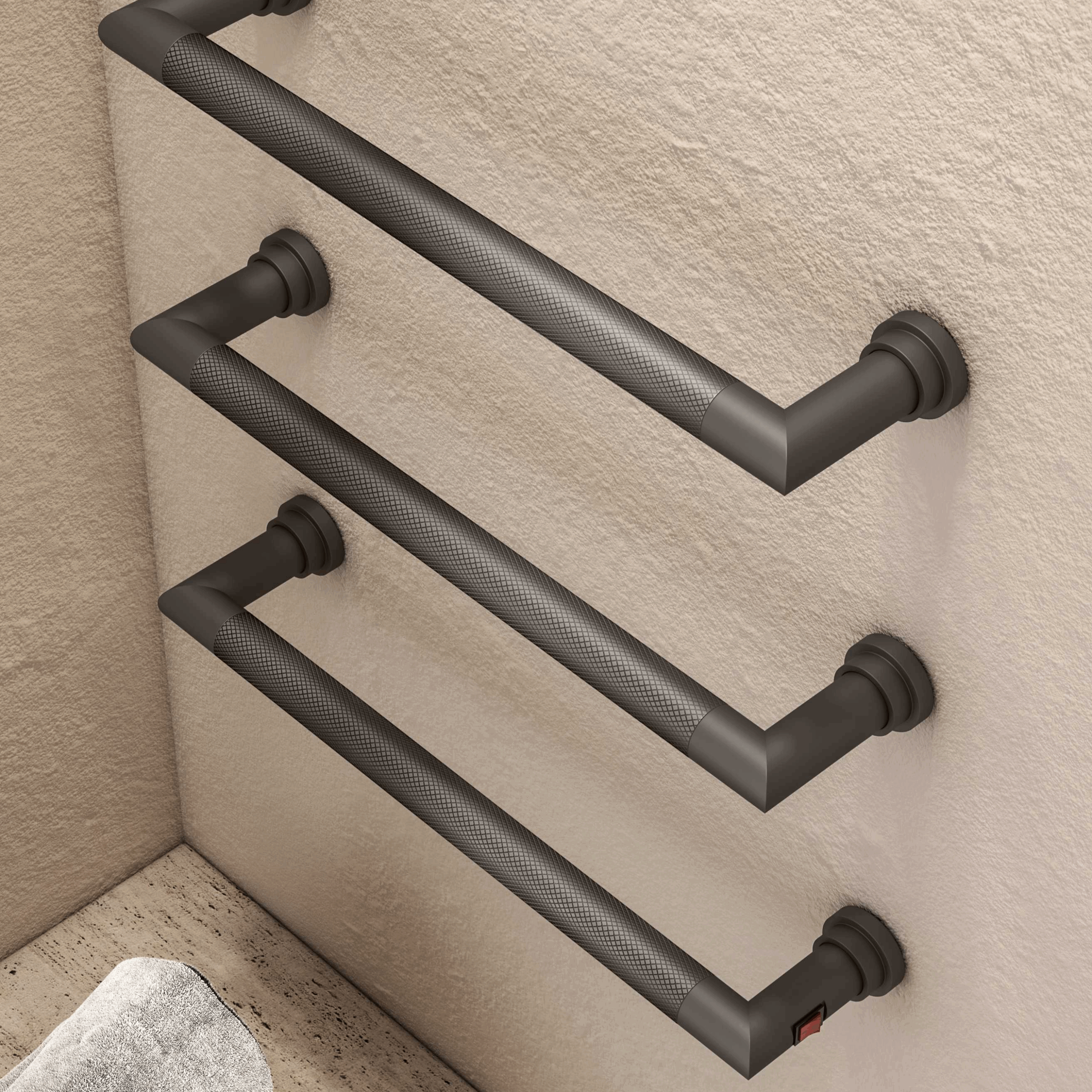 Lagoo Garda Flute Bar Electrische handdoekwarmer