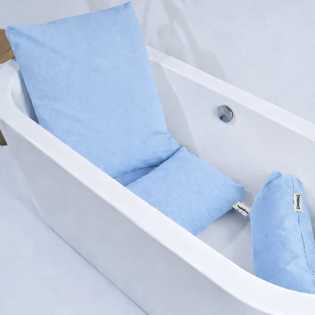 Badesofa complete badkussen set Blauw