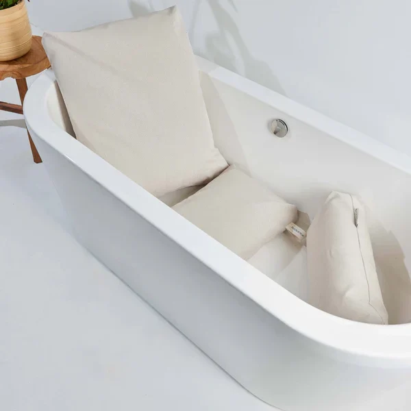 Badesofa Complete badkussen set Parelmoer