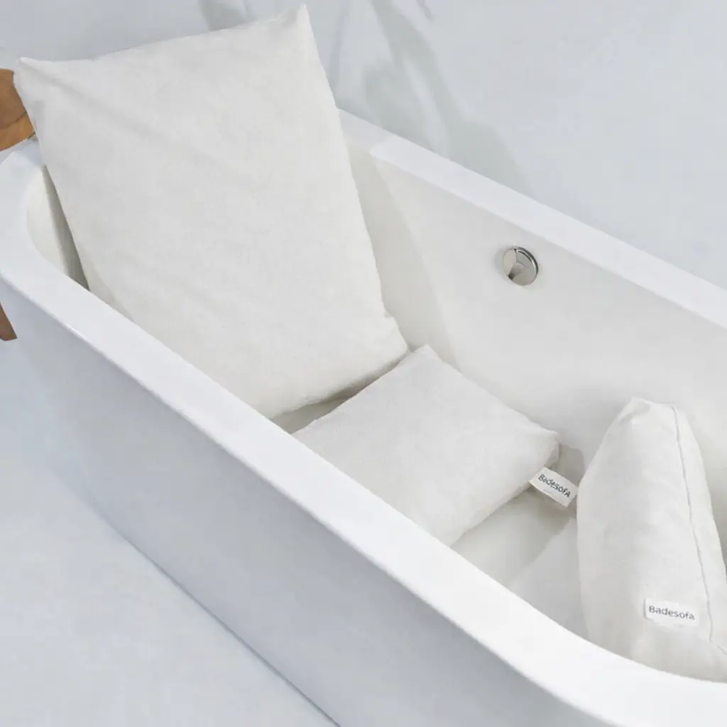 Badesofa complete badkussen set Wolk