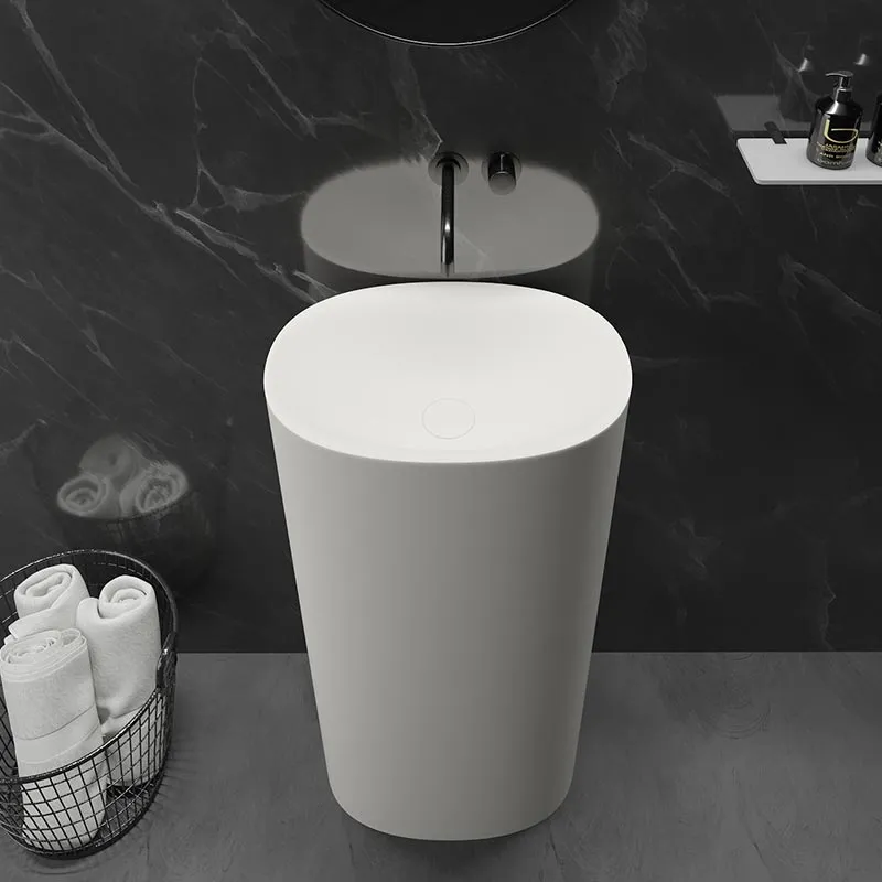 Ideavit Solidcliff PB-50 Mat wit Vrijstaande Wastafel