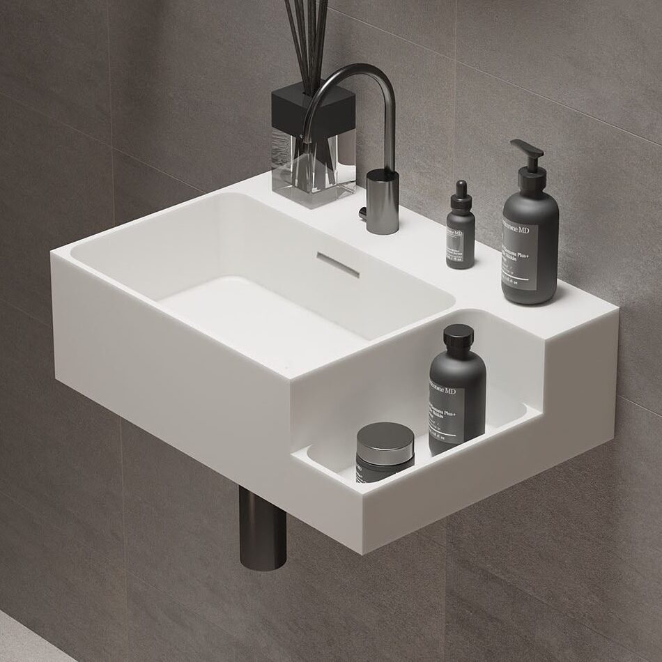 Ideavit Soliddual 1.0 Mat Wit Wastafel