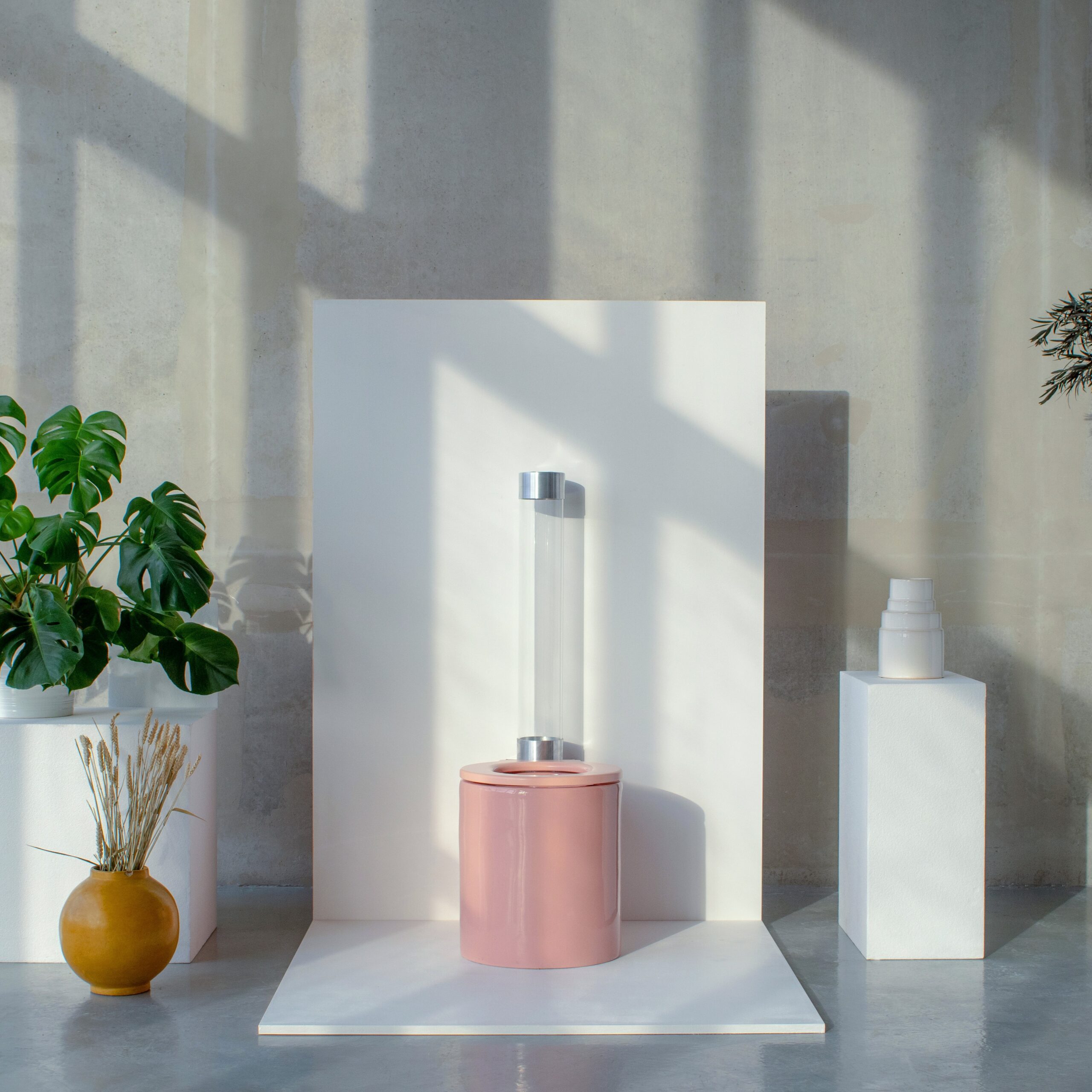 Trone Icone Roze Staandtoilet