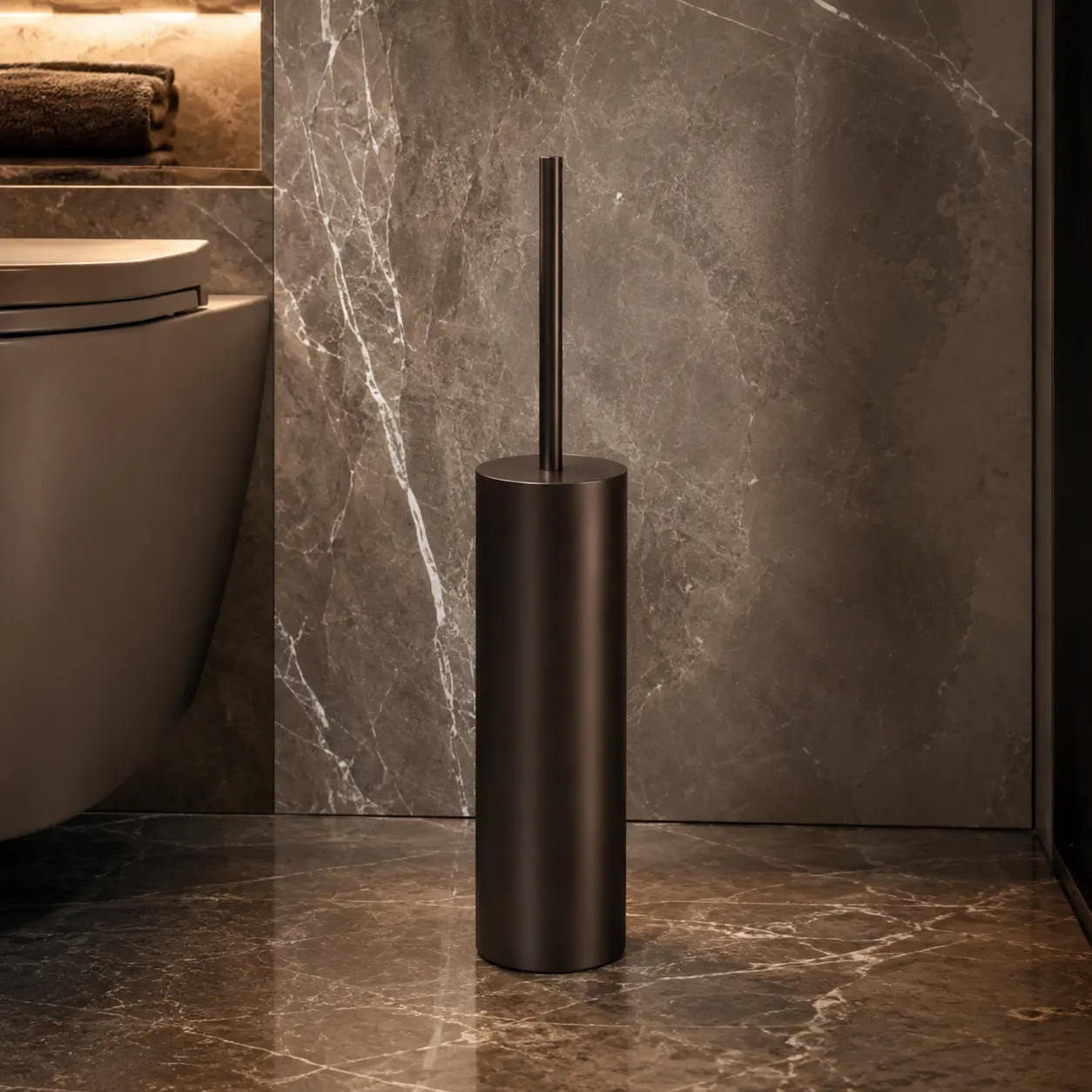 Linki Linea vrijstaande toiletborstel met houder
