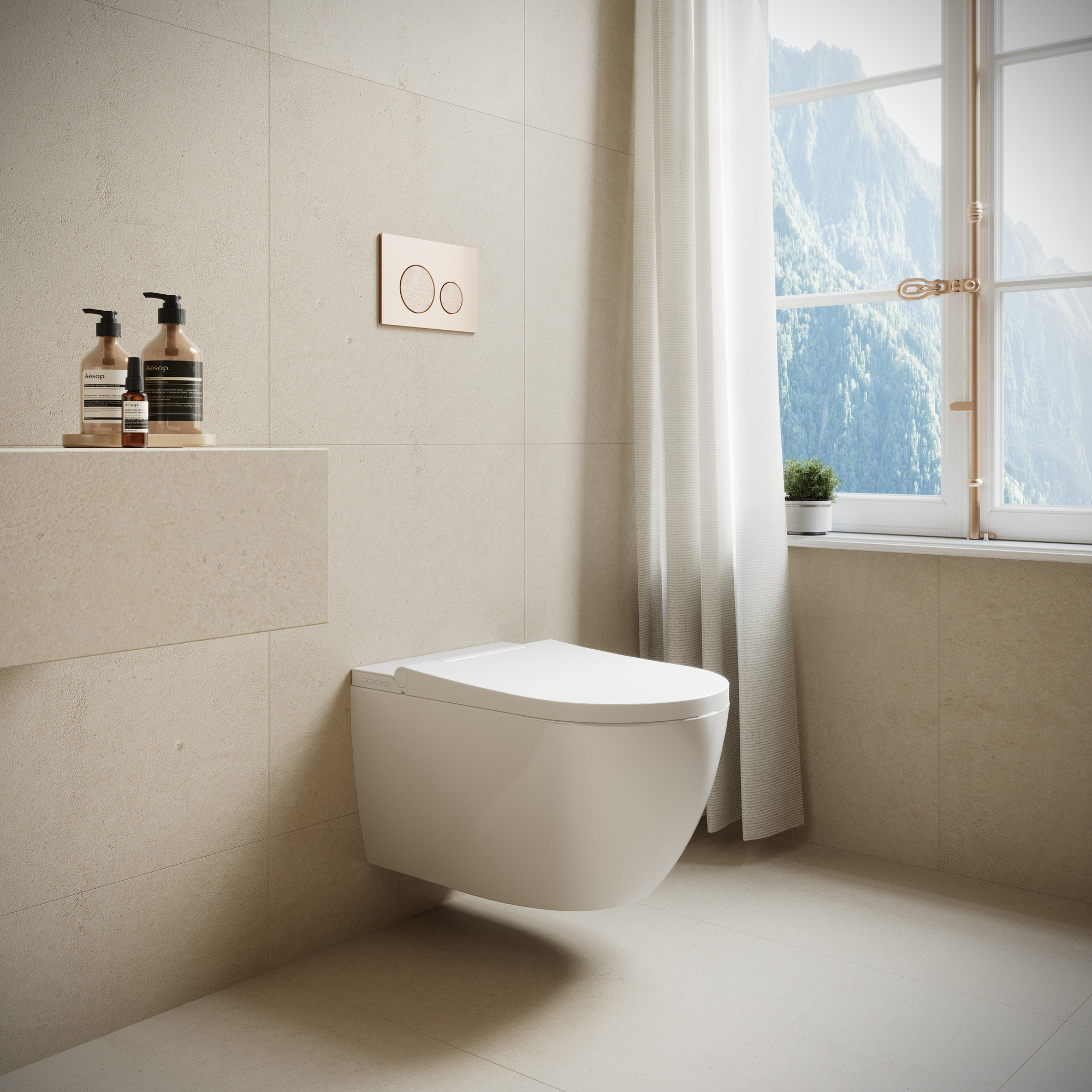 Rapotec RapoWash Vital L Douche-WC Wit