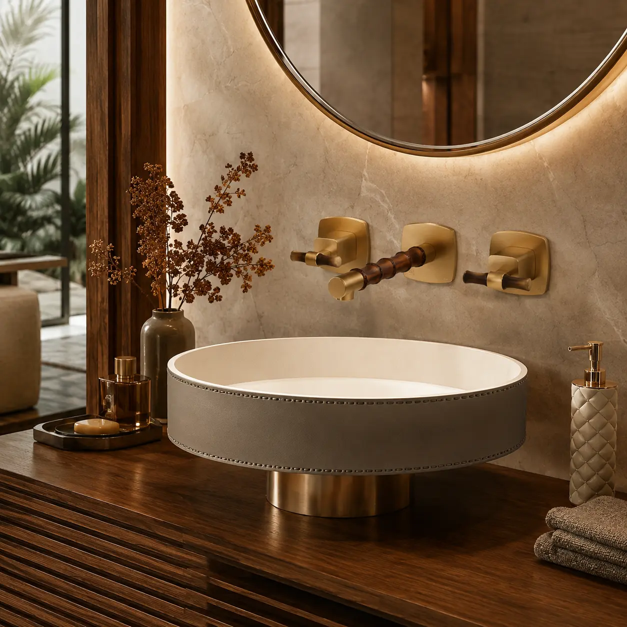 GESSI Jacqueline 3-gats wandmengkraan