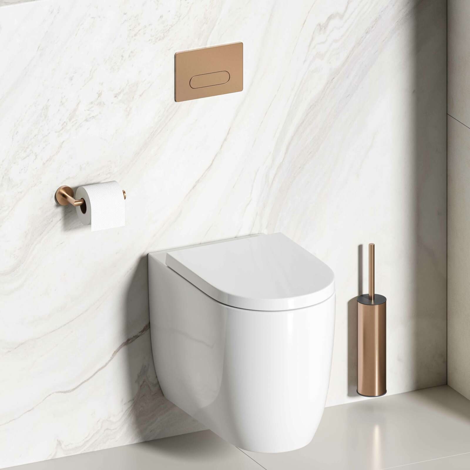 Luca Sanitair Toilet accessoires-set